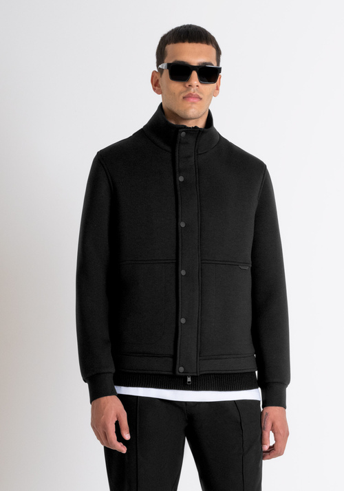 REGULAR FIT JACKET IN SCUBA FABRIC WITH POCKETS - Men's Field Jackets and Coats | Antony Morato Online Shop