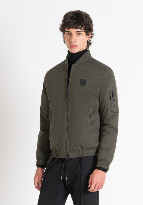 Synthetic bomber jacket cheap
