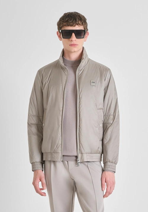 GIACCA BOMBER REGULAR FIT IN NYLON BRILLANTE CON IMBOTTITURA SINTETICA - Giubbotti e Cappotti Uomo | Antony Morato Online Shop
