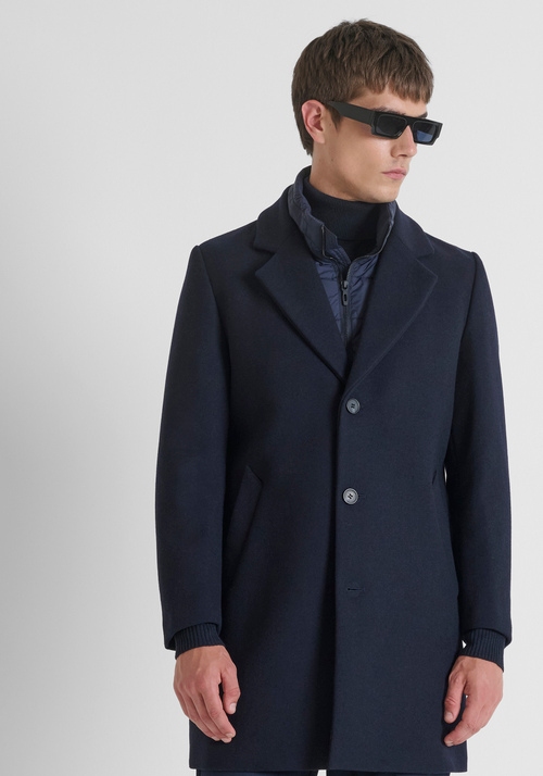 RUPERT REGULAR FIT COAT IN WOOL/CASHMERE BLEND - Men's Field Jackets and Coats | Antony Morato Online Shop
