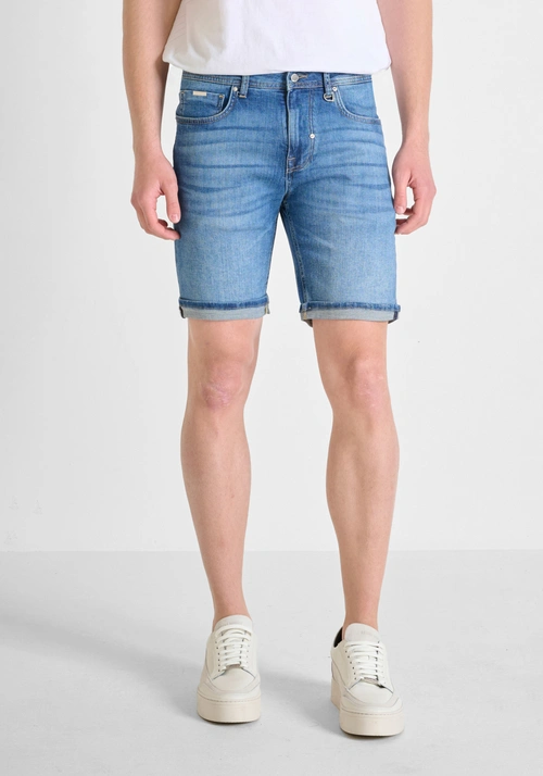 "RANDY" SKINNY FIT DENIM SHORTS - Men's Skinny Fit Jeans | Antony Morato Online Shop