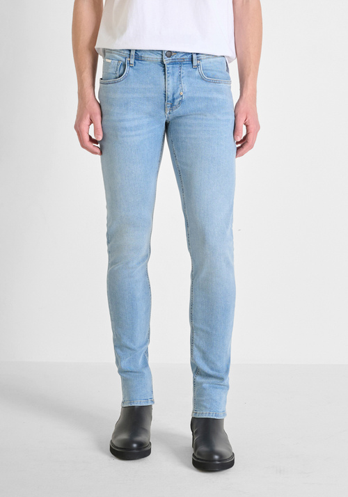 "OZZY" TAPERED FIT BLUE DENIM JEANS - ozzy | Antony Morato Online Shop