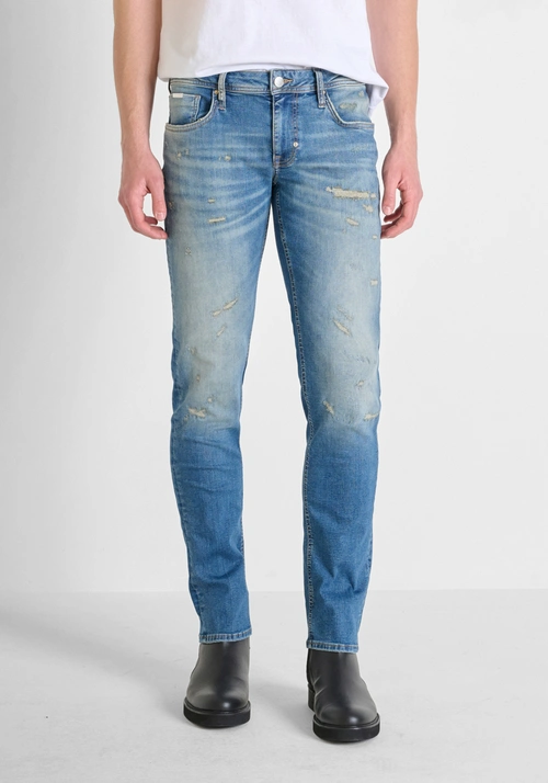 "OZZY" TAPERED FIT STRETCH DENIM JEANS - ozzy | Antony Morato Online Shop