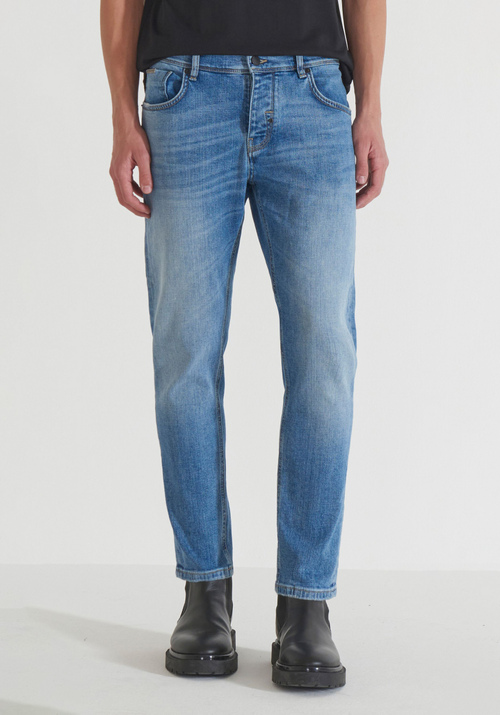 JEANS SLIM FIT KNÖCHELLANG „ARGON“ AUS BLAUEM DENIM - Slim Fit | Antony Morato Online Shop