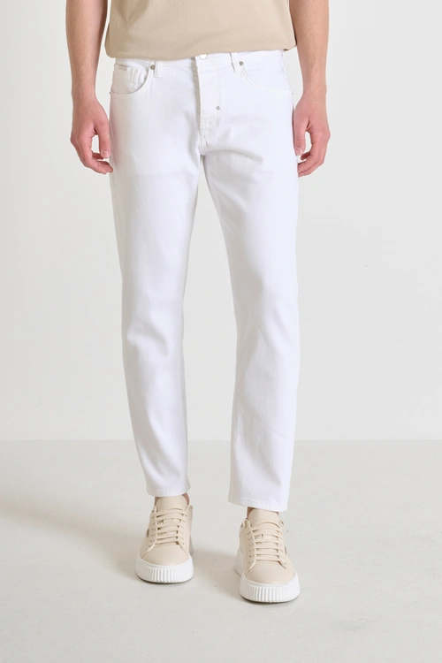 "ARGON" STRETCH DENIM SLIM FIT ANKLE LENGTH JEANS - Jeans | Antony Morato Online Shop