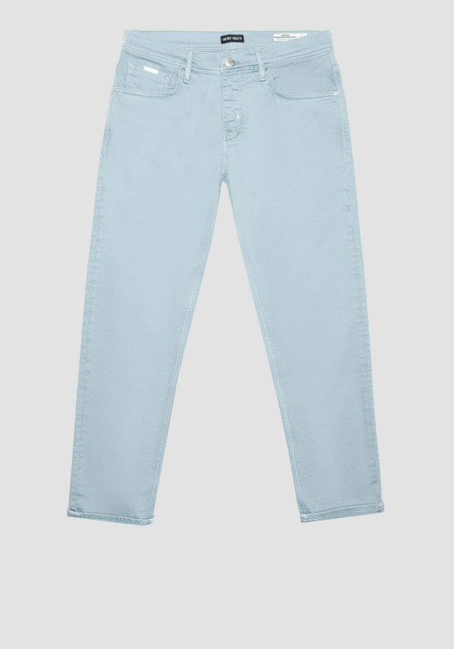 JEANS "ARGON" SLIM ANKLE LENGHT FIT IN COLOUR BULL STRETCH DENIM - Jeans Uomo | Antony Morato Online Shop