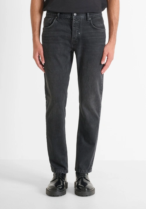 JEANS SLIM FIT "ARGON" LUNGHEZZA ALLA CAVIGLIA IN DENIM NERO - Jeans uomo | Antony Morato Online Shop