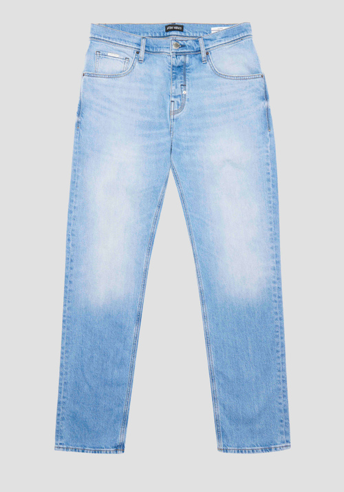 "CLEVE" SLIM STRAIGHT FIT JEANS IN BLUE COMFORT DENIM - Jeans | Antony Morato Online Shop