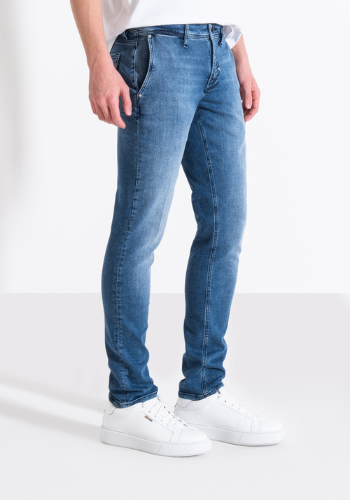 MASON SKINNY FIT JEANS IN TRUEBLUE STRETCH DENIM - Men's Super Skinny Fit Jeans | Antony Morato Online Shop