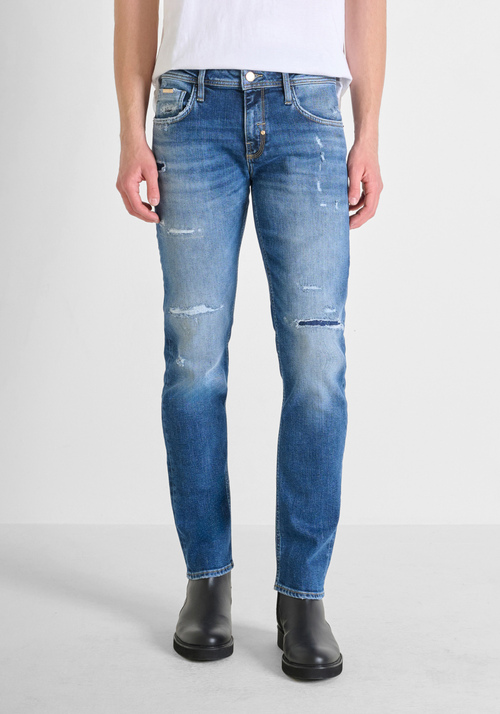 "KURT" COMFORT TAPERED FIT GOLD LINE DENIM JEANS - Jeans | Antony Morato Online Shop