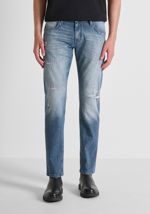 VAQUEROS COMFORT TAPERED FIT «KURT» EN DENIM AZUL MÁLAGA - Vaqueros | Antony Morato Online Shop