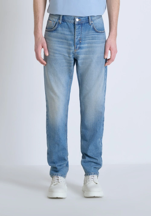 REGULAR STRAIGHT FIT "JOE" JEANS IN LIGHT DENIM - Jeans | Antony Morato Online Shop