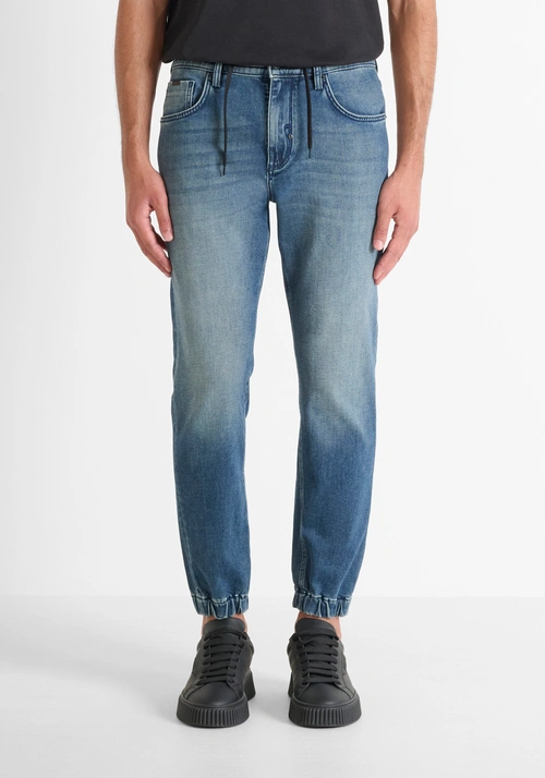 VAQUEROS SKINNY CROPPED FIT «JAKE» EN DENIM AZUL - Vaqueros | Antony Morato Online Shop