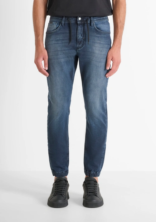 JEANS SKINNY CROPPED FIT "JAKE" AUS DUNKELBLAUEM DENIM - Bekleidung | Antony Morato Online Shop