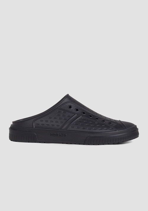 Antony Morato Black Polyethylene Men\'s Slippers Antony Morato Black Polyethylene Slippers – Atlantic  main image 3
