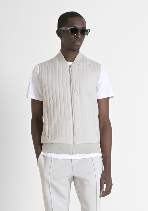 REGULAR FIT WAISTCOAT WITH SORONA AURA® SYNTHETIC PADDING - Clothing | Antony Morato Online Shop