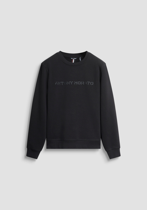 SWEATSHIRT RUNDHALS REGULAR FIT AUS NACHHALTIGER BAUMWOLLMISCHUNG MIT DRUCK - Sweatshirts | Antony Morato Online Shop