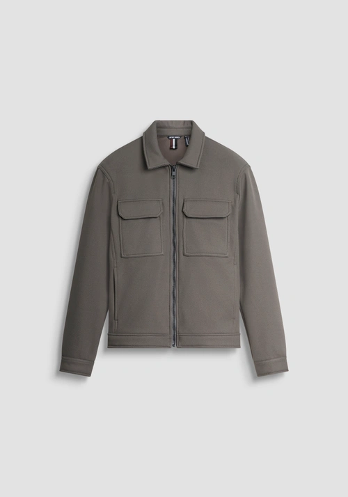 SWEATSHIRT MIT REISSVERSCHLUSS REGULAR FIT MIT KRAGEN UND TASCHEN - Sweatshirts | Antony Morato Online Shop