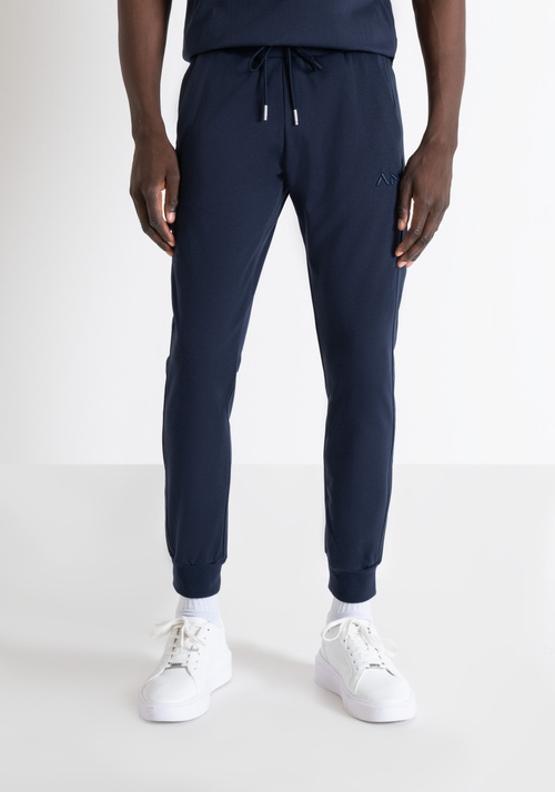 SLIM FIT SWEAT PANTS WITH EMBROIDERED LOGO - Care For Future | Antony Morato Online Shop