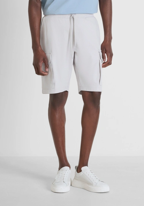 PANTALONCINI IN FELPA REGULAR FIT IN MISTO COTONE CON LOGO IN METALLO - Abbigliamento | Antony Morato Online Shop