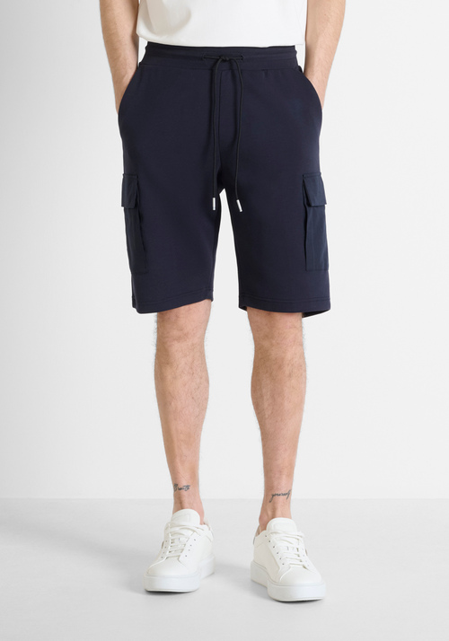 SHORTS REGULAR FIT AUS SWEATSHIRT-STOFF MIT TIGER-PRINT - Shorts | Antony Morato Online Shop