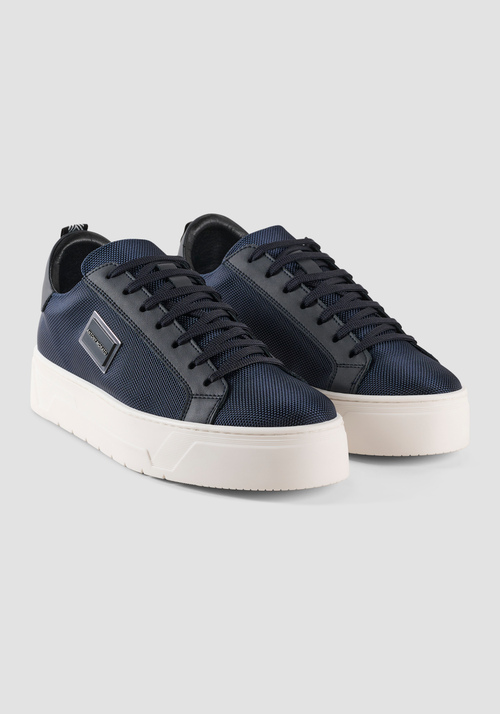 BOLD METAL NYLON AND LEATHER TRAINERS - Men's Sneakers | Antony Morato Online Shop