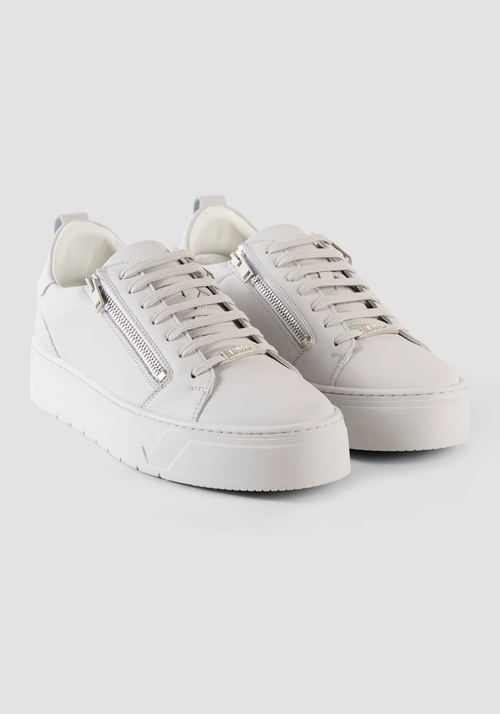 "ZIPPER" LEATHER TRAINERS - Footwear | Antony Morato Online Shop
