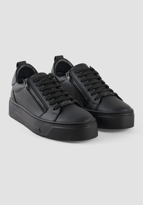 SNEAKER "ZIPPER" IN PELLE - Scarpe Uomo | Antony Morato Online Shop