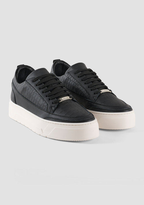 SNEAKER "FLINT" IN PELLE - Scarpe Uomo | Antony Morato Online Shop