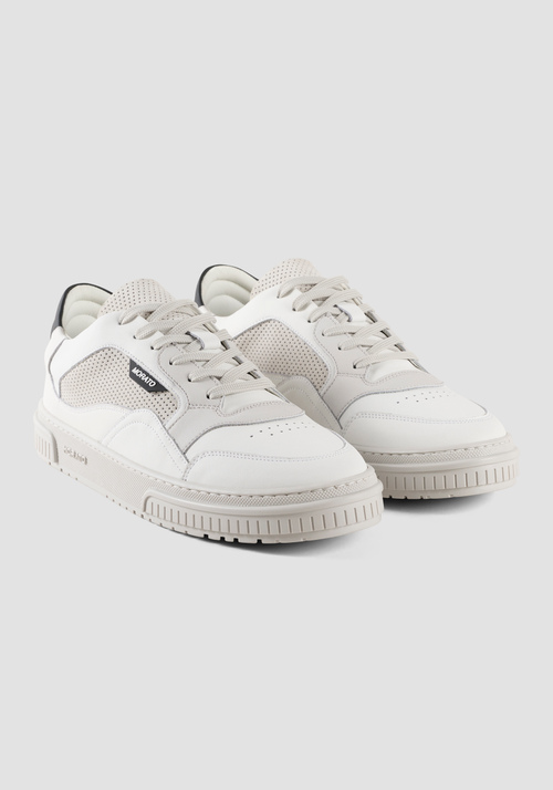 SNEAKER "CONNIE" MIX IN CAMOSCIO E PELLE - Scarpe Uomo | Antony Morato Online Shop