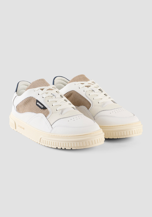 SNEAKER "CONNIE" MIX IN CAMOSCIO E PELLE - Scarpe Uomo | Antony Morato Online Shop
