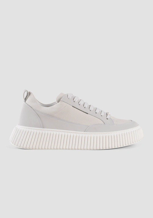 ZANE COTTON AND NUBUCK SNEAKERS - Men's Sneakers | Antony Morato Online Shop