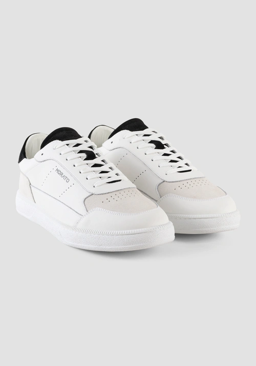 "KALB" LEATHER AND SUEDE SNEAKERS - Footwear | Antony Morato Online Shop