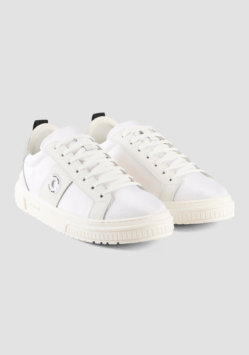 "RICO" LEATHER AND FABRIC TRAINERS - Men's Sneakers | Antony Morato Online Shop