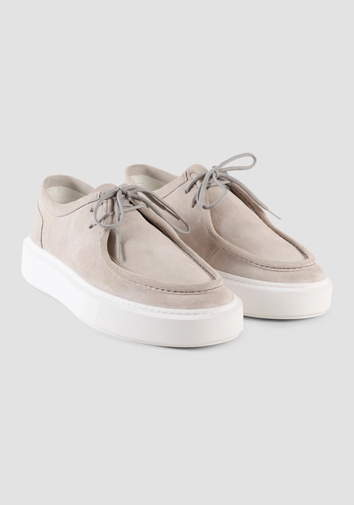 SNEAKERS « ZIPPER » EN DAIM - Chaussures formelles | Antony Morato Online Shop