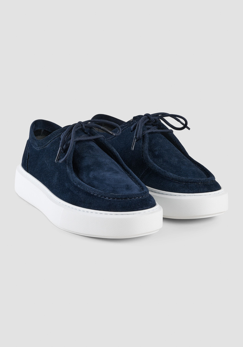 SNEAKERS « ZIPPER » EN DAIM - Chaussures formelles | Antony Morato Online Shop