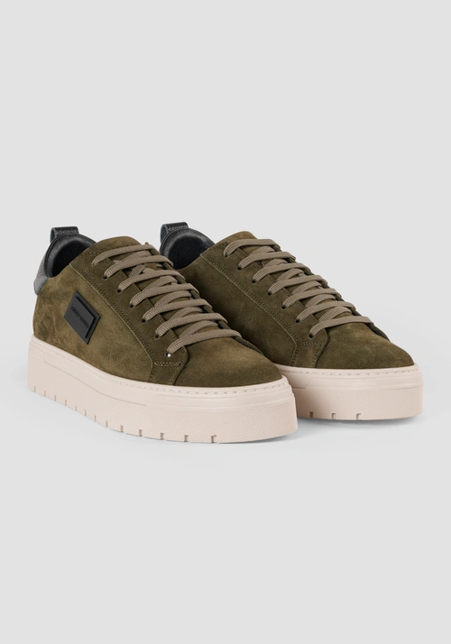 SNEAKER "METAL BOLD" IN CAMOSCIO - Sneakers Uomo | Antony Morato Online Shop