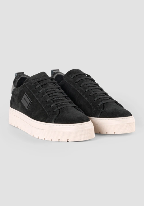 SNEAKER "METAL BOLD" IN CAMOSCIO - Sneakers Uomo | Antony Morato Online Shop