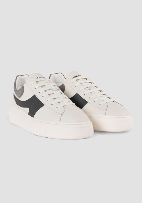 SNEAKER "HOLT" MIX IN PELLE E CAMOSCIO - Sneakers Uomo | Antony Morato Online Shop