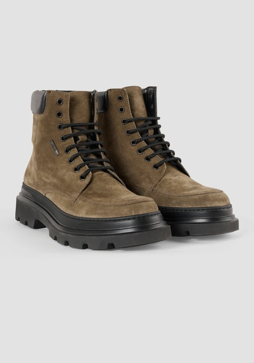 "MID DUSKY" DERBY SHOES IN SUEDE - Footwear | Antony Morato Online Shop