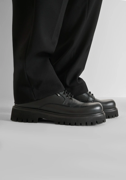 "ENMARK" DERBY SHOE IN LEATHER - Men's Formal Shoes | Antony Morato Online Shop