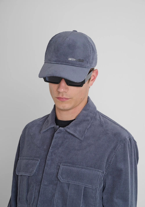 GORRA CON VISERA ESTILO BASEBALL DE TERCIOPELO - Sombreros | Antony Morato Online Shop