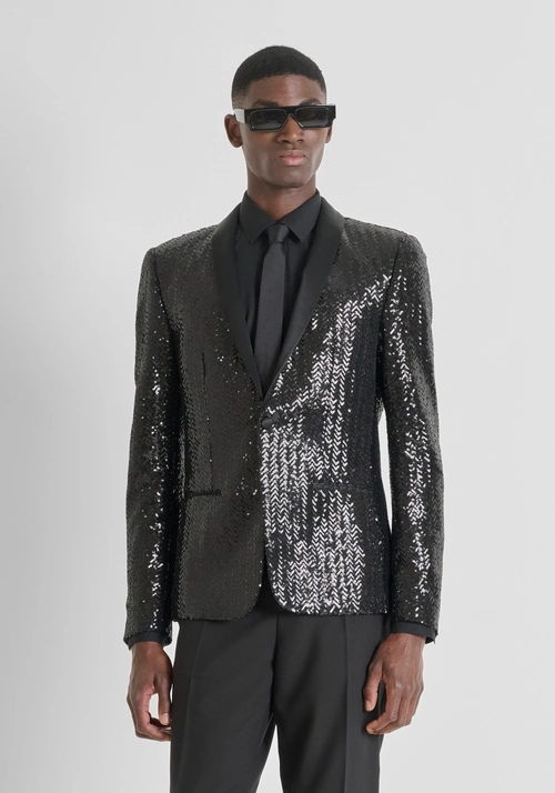 REGULAR FIT JACKET "ROXANNE" SHINY - Men's Jackets and Gilets | Antony Morato Online Shop