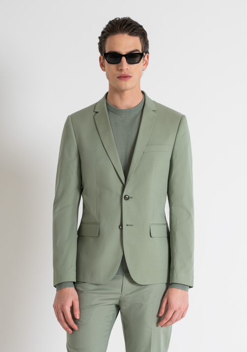 BONNIE SLIM FIT JACKET IN STRETCH COTTON TWILL - Men's Jackets and Gilets | Antony Morato Online Shop