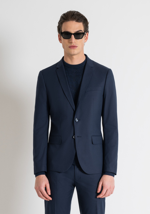 BONNIE SLIM FIT JACKET IN STRETCH COTTON TWILL - Men's Jackets and Gilets | Antony Morato Online Shop