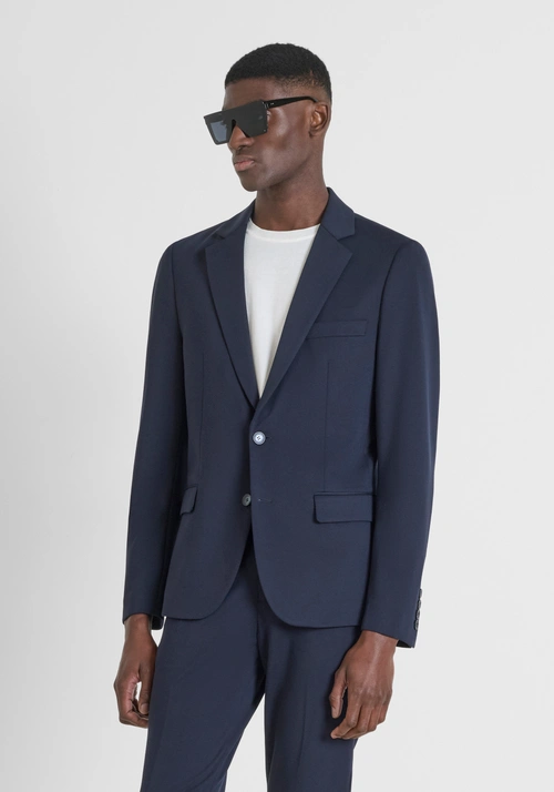 VESTE SLIM FIT « BONNIE » EN SERGÉ ÉLASTIQUE - Vestes et Gilets | Antony Morato Online Shop