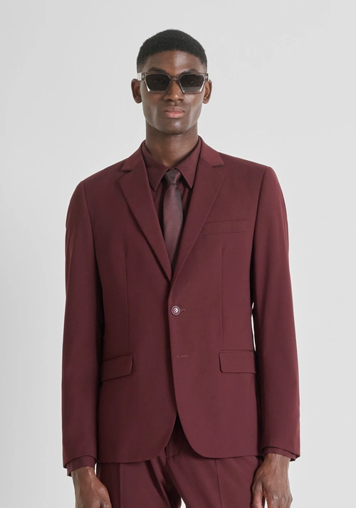 REGULAR FIT "LUIS" JACKET IN STRETCH VISCOSE BLEND - Clothing | Antony Morato Online Shop