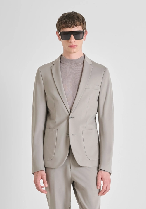 "RAD" SLIM FIT JACKET IN BI-STRETCH - Vestes et Gilets | Antony Morato Online Shop