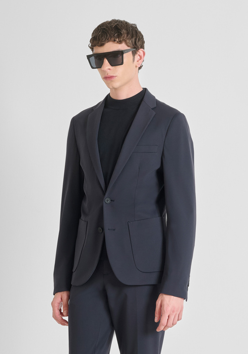 "RAD" SLIM FIT JACKET IN BI-STRETCH - Vestes et Gilets | Antony Morato Online Shop