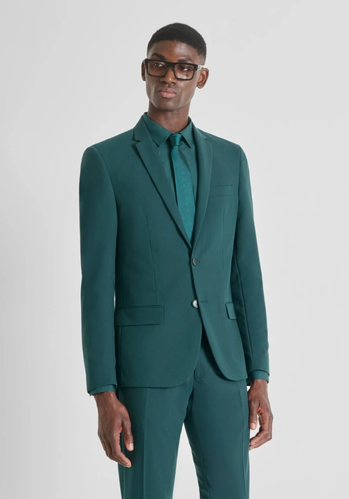 GIACCA SLIM FIT "BONNIE" IN VISCOSA ELASTICIZZATA - Giacche e Gilet Uomo | Antony Morato Online Shop